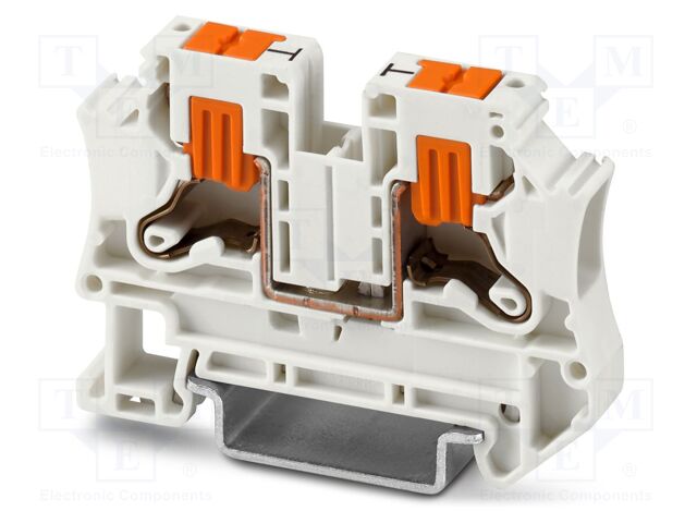 Splice terminal: rail; PTV; 48V; push-in; PA; L: 42.2mm; 0.5÷10mm2