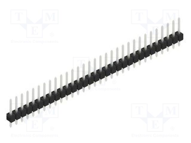 Connector: pin strips; pin header; male; PIN: 31; 2.54mm; THT; 1x31
