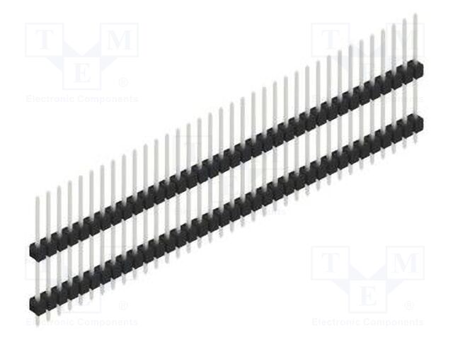 Connector: pin strips; pin header; male; PIN: 36; 2.54mm; THT; 1x36
