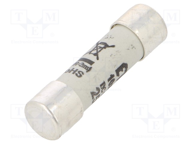 Fuse: fuse; gPV; 25A; 1000VDC; cylindrical; 10,3x38mm