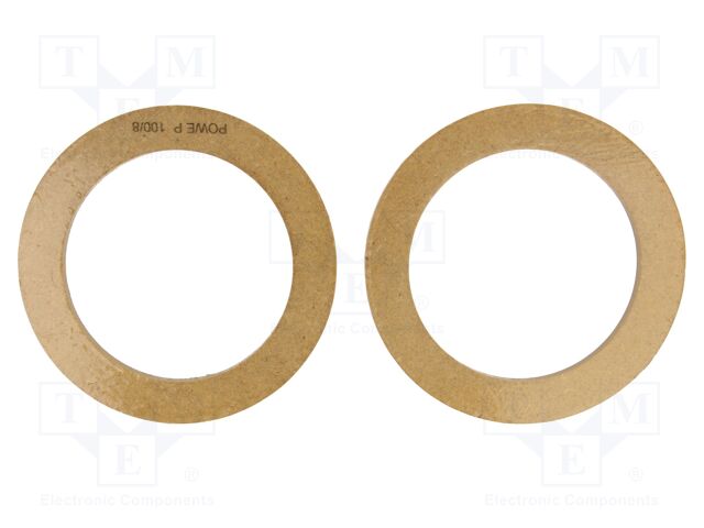 Spacer ring; MDF; 100mm; impregnated,varnished; 2pcs.