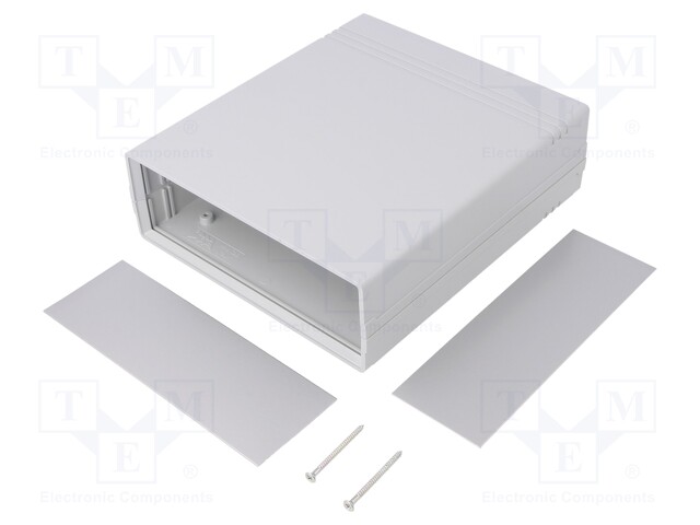 Enclosure: with panel; CAB; X: 154mm; Y: 173mm; Z: 54mm; ABS