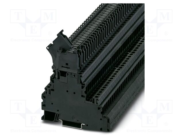 Splice terminal: rail; UT; PA; L: 94.5mm; terminals: 4; W: 6.2mm