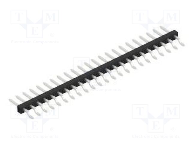 Connector: pin strips; pin header; male; PIN: 23; 2mm; SMT; 1x23