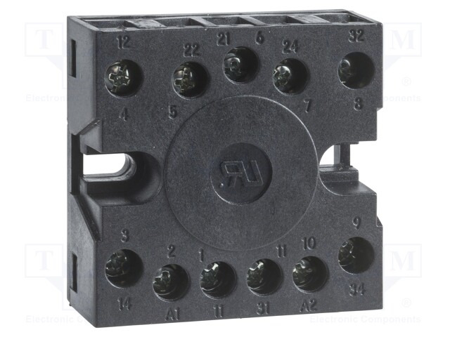 Relays accessories: socket; PIN: 11; Mounting: DIN