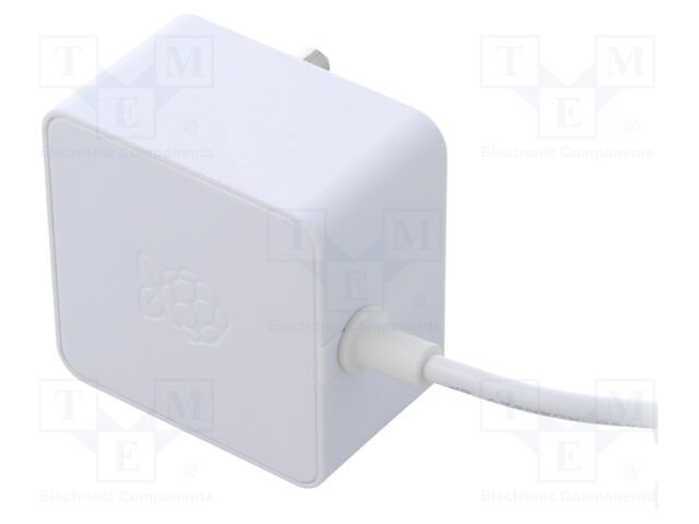 Power supply; 1.5m; white; 12.5W; 2.5A; Out: USB micro; 100÷240VAC