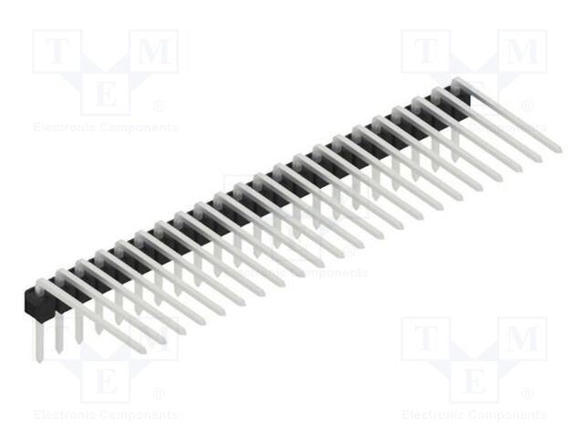 Connector: pin strips; pin header; male; PIN: 22; 2.54mm; THT; 1x22