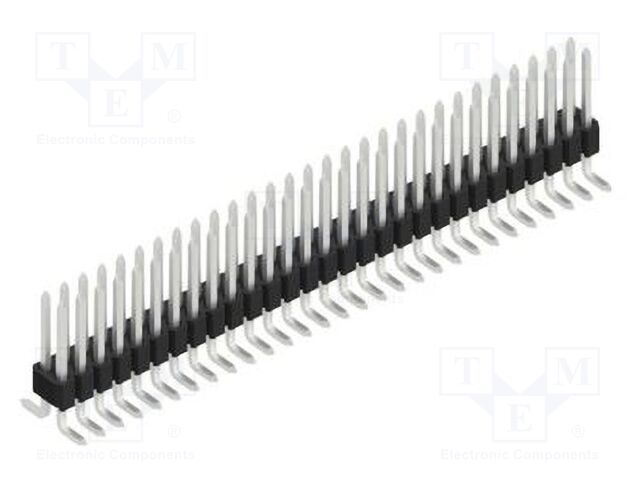 Connector: pin strips; pin header; male; PIN: 58; 1.27mm; SMT; 2x29