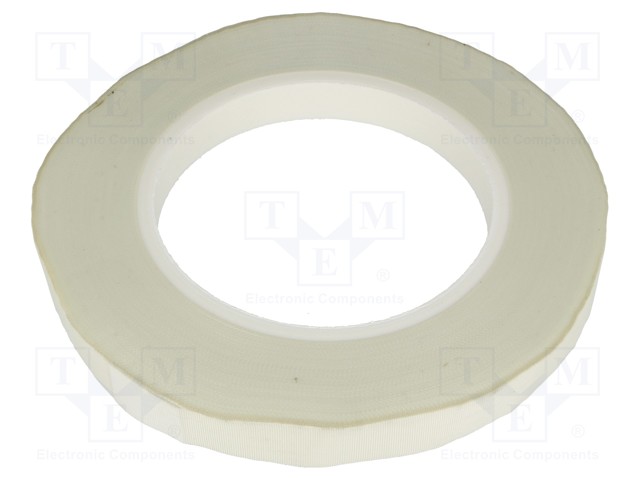 Tape: electrical insulating; W: 12mm; L: 50m; Thk: 170um; white; 5%