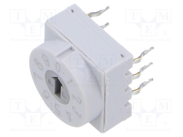 Encoding switch; DEC/BCD; Pos: 10; THT; Rcont max: 80mΩ; 4.9Ncm