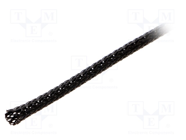 Polyester conduit; Braid diameter: 1÷5mm; Mat: polyester; black