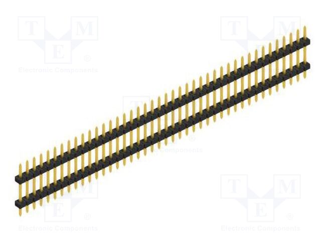 Connector: pin strips; pin header; male; PIN: 42; 2mm; THT; 1x42