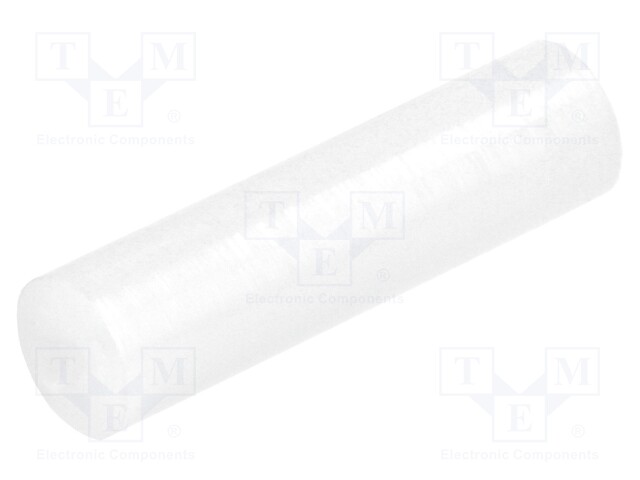 Spacer sleeve; LED; Øout: 5mm; ØLED: 5mm; L: 18.5mm; natural; UL94V-2