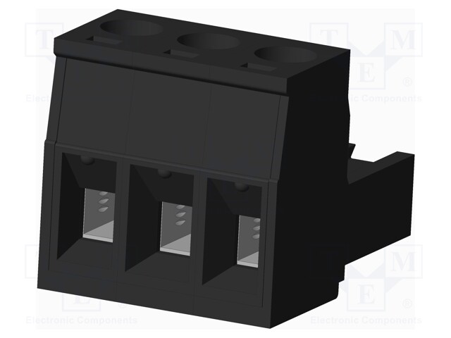 Connector: pluggable terminal block; plug; female; straight; 300V