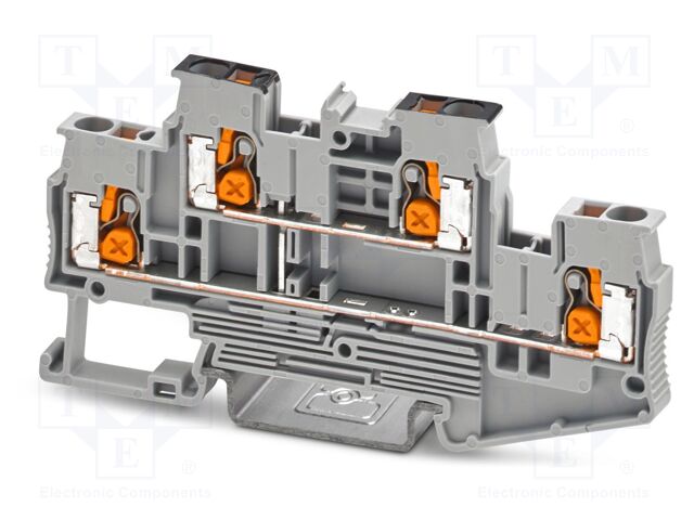Splice terminal: rail; XT; 800V; PA; L: 46.1mm; 0.5÷4mm2; ways: 1