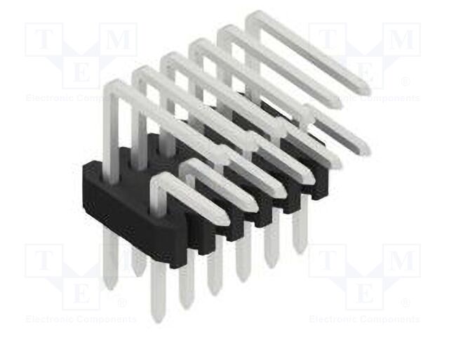 Connector: pin strips; pin header; male; PIN: 12; 1.27mm; THT; 2x6
