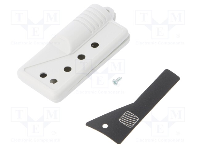 Enclosure: for remote controller; X: 29mm; Y: 62mm; Z: 10mm; ABS