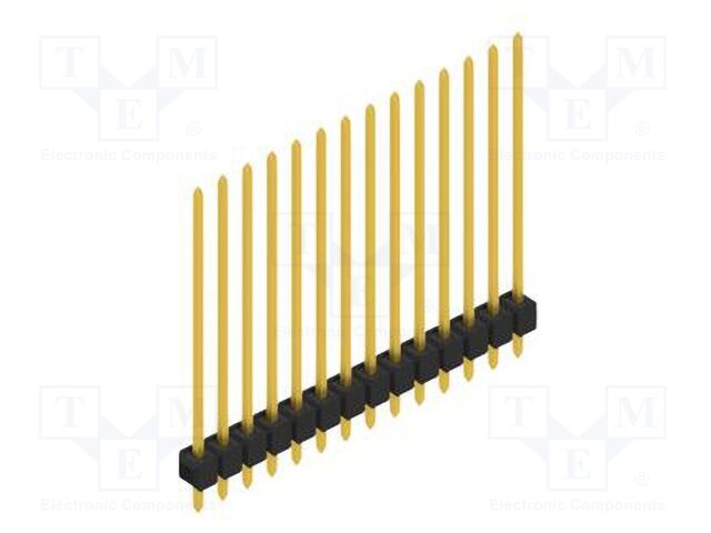 Connector: pin strips; pin header; male; PIN: 14; 2.54mm; THT; 1x14