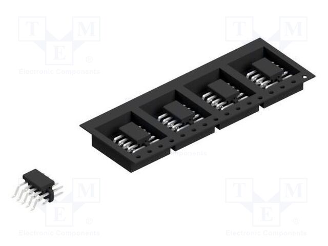 Connector: pin strips; pin header; male; PIN: 10; 2mm; SMT; 2x5; 100V