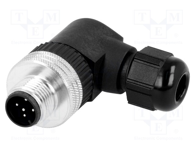 Plug; M12; PIN: 5; male; A code-DeviceNet / CANopen; for cable