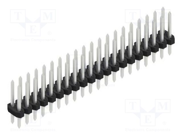 Connector: pin strips; pin header; male; PIN: 40; 2mm; THT; 2x20