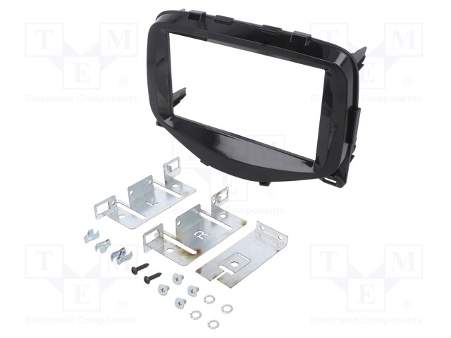 Radio mounting frame; Citroën,Peugeot,Toyota; 2 DIN