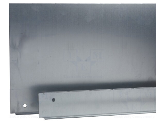 Cable gland plate; galvanised steel; W: 416mm; L: 450mm; D: 1.5mm