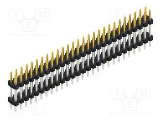 Connector: pin strips; pin header; male; PIN: 54; 2mm; THT; 2x27