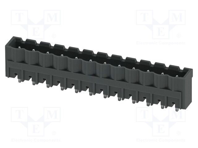 PCB headers, nominal cross section: 2.5 mm?, color: black, n