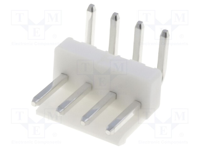 Socket; wire-board; male; 3.96mm; PIN:4; THT; 250V; 5A; tinned