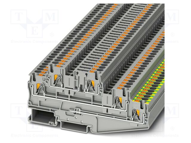 Splice terminal: rail; PT; PA; L: 54.5mm; terminals: 5; W: 6.2mm