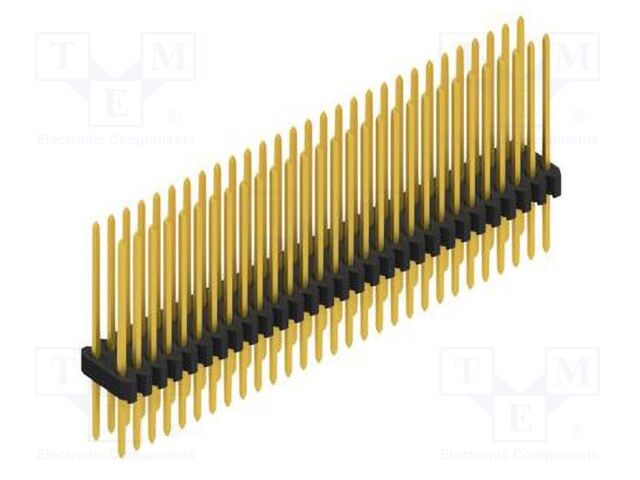 Connector: pin strips; pin header; male; PIN: 58; 1.27mm; THT; 2x29