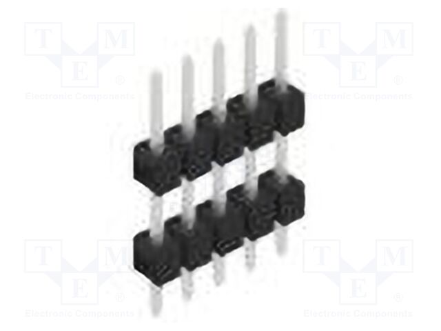 Connector: pin strips; pin header; male; PIN: 5; 2.54mm; THT; 1x5