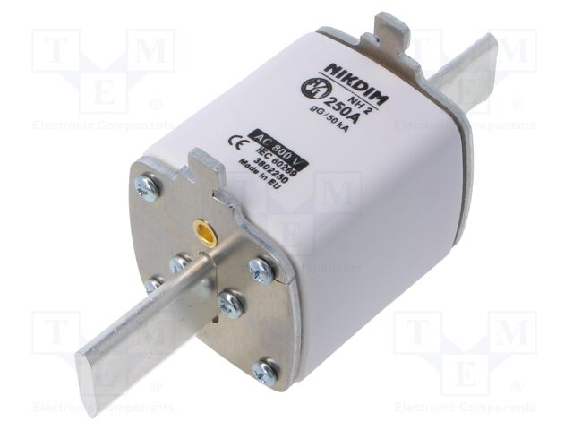 Fuse: fuse; gG; 250A; 800VAC; industrial; NH2