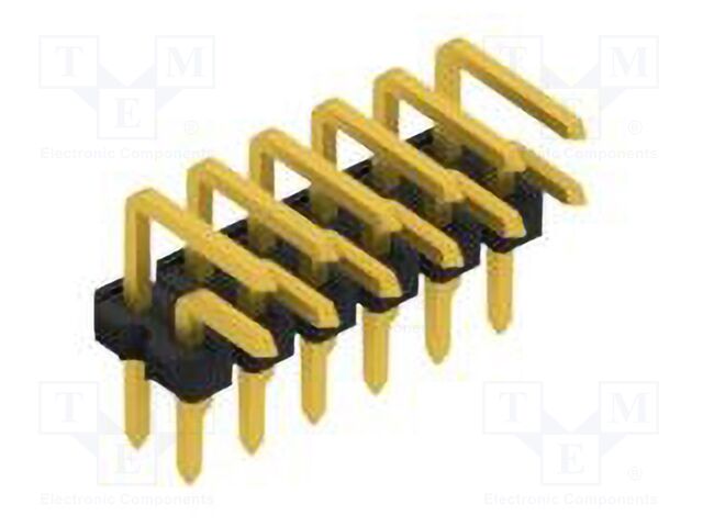 Connector: pin strips; pin header; male; PIN: 12; 2.54mm; THT; 2x6