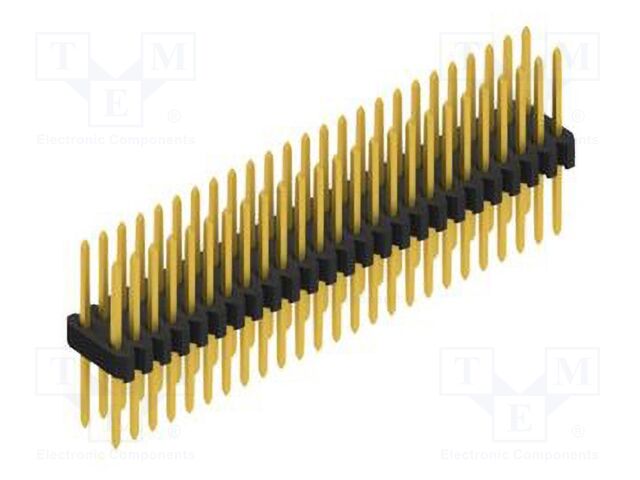 Connector: pin strips; pin header; male; PIN: 50; 1.27mm; THT; 2x25