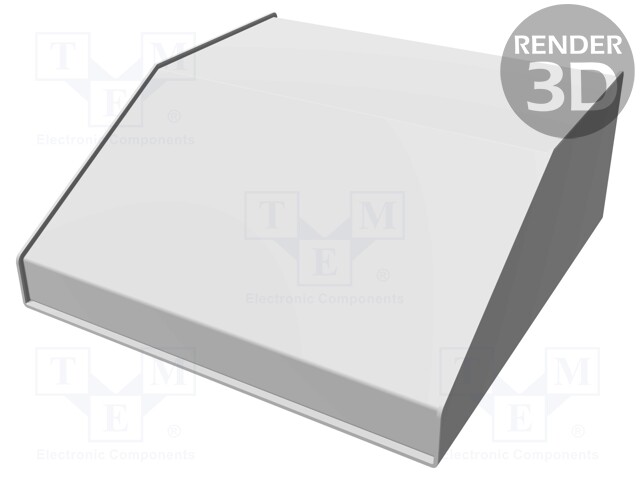 Enclosure: desktop; 1456; X: 254mm; Y: 259mm; Z: 102mm; aluminium