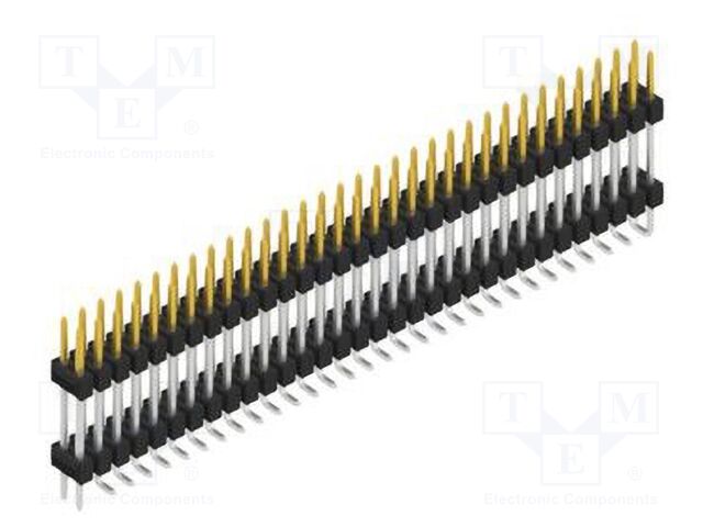 Connector: pin strips; pin header; male; PIN: 64; 2.54mm; SMT; 2x32