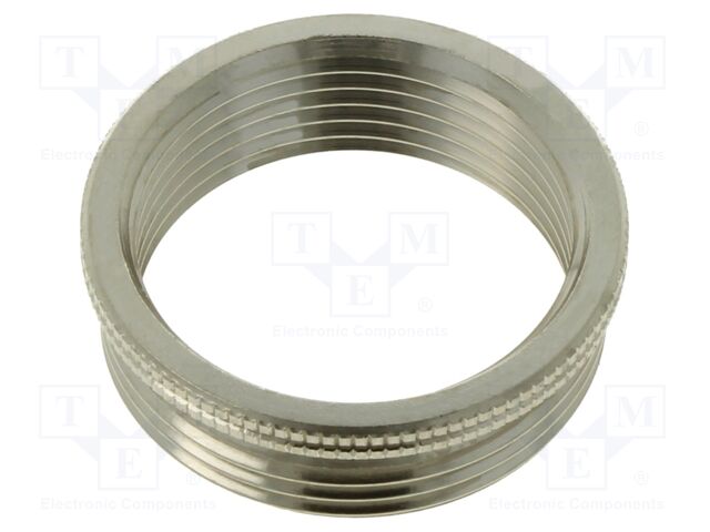 Thread adapter; Int.thread: PG21; Ext.thread: M32; brass