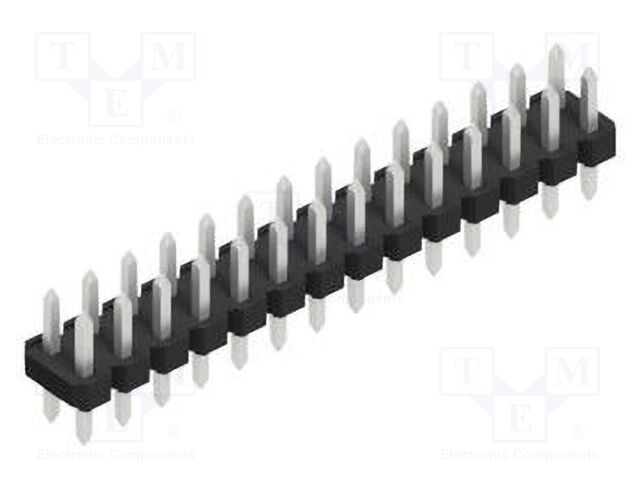 Connector: pin strips; pin header; male; PIN: 28; 2.54mm; THT; 2x14