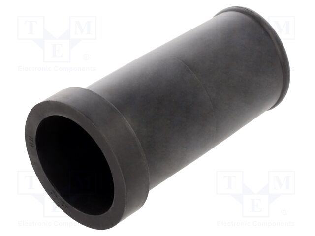Grommet; caoutchouc; L: 100mm; -20÷80°C; Øcable: 40mm; black