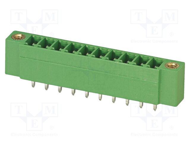 PCB headers, nominal cross section: 1.5 mm?, color: green, n