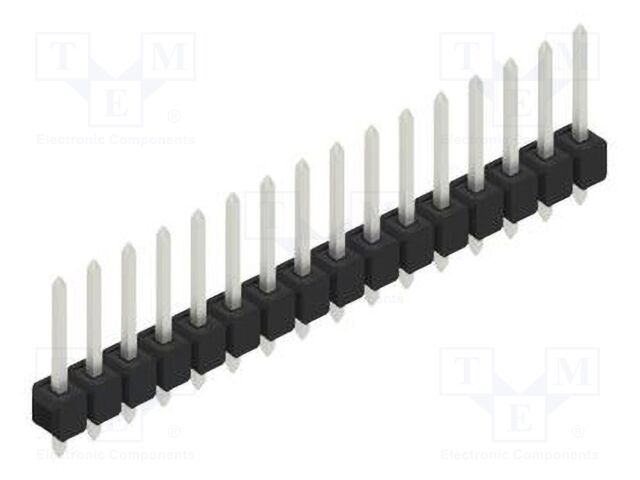 Connector: pin strips; pin header; male; PIN: 16; 2.54mm; THT; 1x16