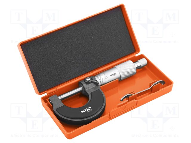 Micrometer; Range: 0÷25mm