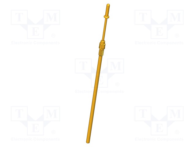 Test needle; Operational spring compression: 4mm; 3A; Ø: 0.6mm
