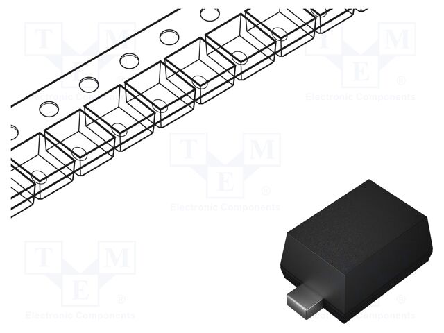 Diode: Schottky rectifying; SOD123F; SMD; 20V; 1A; reel,tape