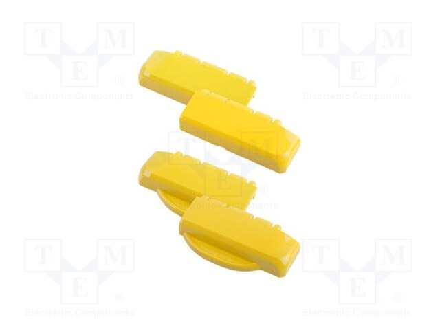 Hinge; polycarbonate; Series: BOCUBE; B233012,B273612; yellow