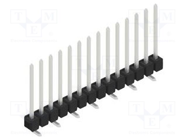 Connector: pin strips; pin header; male; PIN: 14; 2.54mm; SMT; 1x14