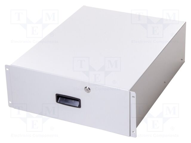 4U; W: 441mm; D: 565mm; Accessories: drawer; Enclos.mat: steel