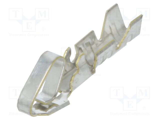 Terminal: flat; 6.3mm; 0.8mm; female; crimped; for cable; insulated